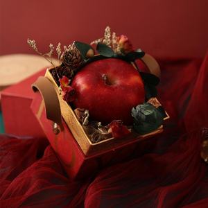 Boîte d'emballage vide personnalisée en or pour mariage, carrée, blanche, à main, pour chocolat, bonbons, parfum, boîte cadeau tendance - Product Image 6