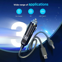 Cable de alimentación USB 3 en 1 para coche, resistente al agua, para cargador Starlink Mini, carga rápida 5A, DC a DC, 2/3m, conductor de níquel 18AWG, con revestimiento.