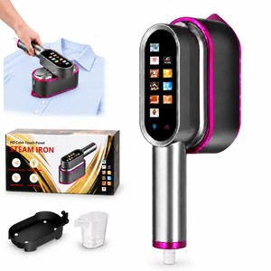 Plancha de Vapor Portátil con Pantalla Táctil de 1200W, Mini Vaporizador de Ropa de Mano con Pantalla Táctil - Product Image 1