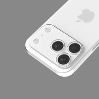 Coque transparente anti-jaunissement style unique en PP ultra-fin de 0,6 mm pour iPhone 17 16 15 Pro Max