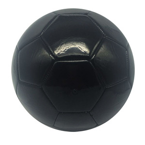 Balón de Fútbol de Color Sólido, Cosido a Máquina, de PVC, Personalizable, Tamaño 5, para Entrenamiento, Promoción, Impresión de Logotipo DIY - Product Image 1