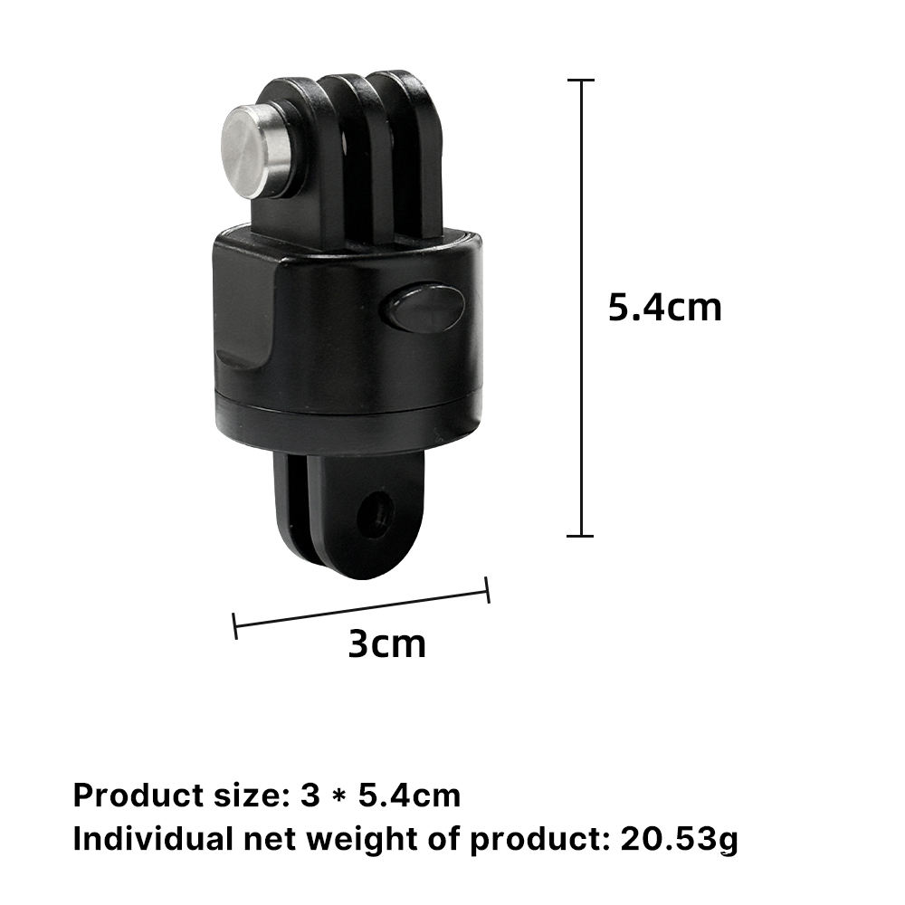 HONGDAK for GoPro Accessories Magnetic Adapter DJ I Insta Sports Camera Quick Disassembly Base Magnetic Adapter 360 Degree