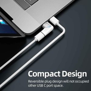 <span class=keywords><strong>Cable</strong></span> <span class=keywords><strong>Adaptador</strong></span> Magnético <span class=keywords><strong>USB</strong></span> <span class=keywords><strong>Tipo</strong></span>-<span class=keywords><strong>C</strong></span> <span class=keywords><strong>de</strong></span> Fábrica 6A 120W con Blindaje Trenzado para iPad Pro y Macbook 2019/2018 - Conector <span class=keywords><strong>de</strong></span> Aleación <span class=keywords><strong>de</strong></span> Aluminio - Product Image 4