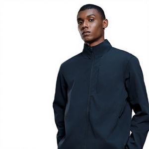 Chaqueta Cortavientos Casual para Hombre, Cuello Alto, Invierno, Impermeable, Transpirable, Secado Rápido, Ecológica, Cierre de Cremallera, Actividades al Aire Libre, Senderismo - Product Image 4