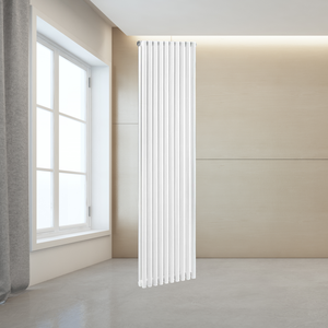 <span class=keywords><strong>Radiateur</strong></span> à tube rond PMG à <span class=keywords><strong>double</strong></span> tour blanc/anthracite de designer pour le chauffage domestique Systèmes de CVC électriques Forme carrée - Product Image 4