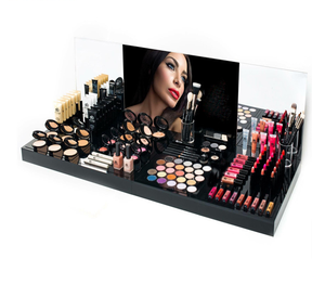 美容スキンケア製品用アクリルディスプレイラック付き専門店デスクトップカウンター香水化粧品ネイルディスプレイ - Product Image 2