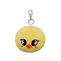 Porte-clés en peluche animaux de dessin animé mignons, vente en gros d'usine, pendentif de sac en peluche doux, mini poupée en peluche, cadeau de collection pour fans