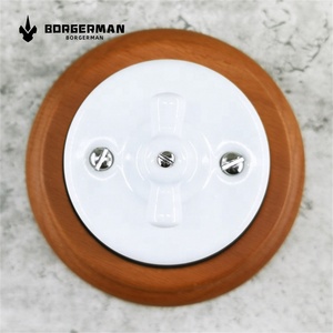 Bán buôn trang trí Sứ Cổ Điển Retro gốm một băng đảng đôi cách tường chuyển đổi với khung gỗ - Product Image 2