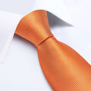 Wholesale Custom Solid Color <strong>Tie</strong> <strong>Orange</strong> Mens Silk Neck <strong>Ties</strong> <strong>and</strong> <strong>Pocket</strong> <strong>Square</strong> - Product Image 4