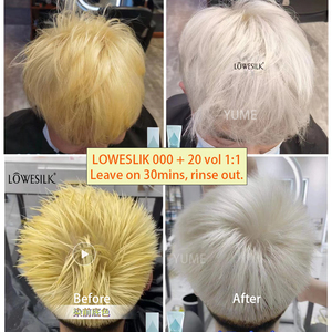 Crème colorante pour cheveux à faible teneur en ammoniaque, teinture permanente nourrissante, couleur blonde longue durée, qualité salon à domicile - Product Image 5