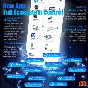 ไฟตู้ปลา AIPAI 100W A7III ควบคุมผ่านแอ<span class=keywords><strong>ป</strong></span>สมาร์ทโฟน แสงเต็มสเปกตรัม สำหรับตู้ปลาทะเลน้ำเค็ม เหมาะสำหรับปะการัง - Product Image 6