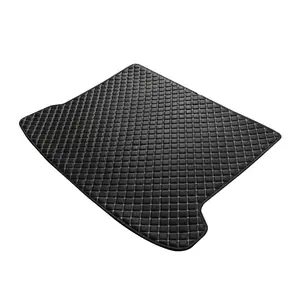 Customized diamond stitch leather car trunk mats for all Mercedes trunk