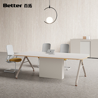 Credenza Modular de Oficina de Madera Sólida Contemporánea Personalizable, Puertas Corredizas Ajustables, Gran Capacidad de Almacenamiento para Uso Comercial