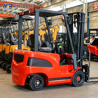 Chariot élévateur électrique standard d'exportation de 1 tonne, mini chariot élévateur à faibles vibrations pour la manutention de marchandises en entrepôt frigorifique