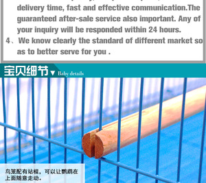 Zunhua Meihua lusso a buon mercato filo metallico grande casa per uccelli forniture per animali domestici gabbia per uccelli in vendita - Product Image 3