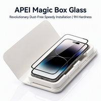 Kit d'installation de protection d'écran en verre trempé anti-poussière à couverture intégrale pour iPhone 16 17 18 Pro Max avec protection de confidentialité