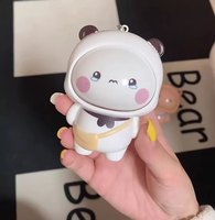 Porte-clés Pendentif Panda Cartoon Yier Bubu à Visage Changeant, Accessoire Anti-stress à Commutation Rapide, Léger et Durable en Plastique, Artisanat