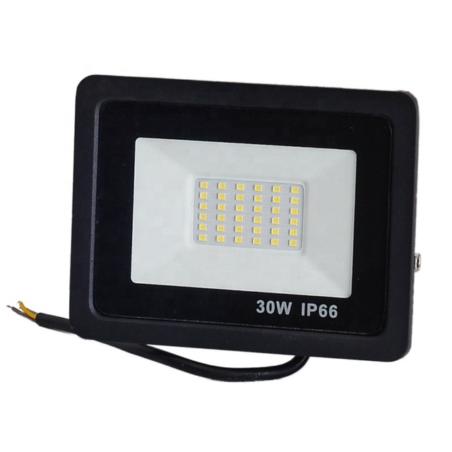 30W LED Flood Light Modern Outdoor Commercial Waterproof IP66 Ultra Slim Die-casting Aluminum 120 Beam Angle 50000 Hours