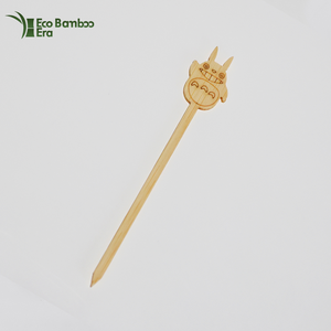 Động vật trang trí tùy chỉnh trái cây tre Picks xiên sinh thái thân thiện dùng một lần Cocktail Picks cấp thực phẩm Burger gậy - Product Image 2