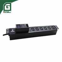 GETEKnet 240V 30A PDU 50A PDU intelligent triphasé 32A EU pour serveur en rack, unité de distribution d'alimentation intelligente avec compteur LCD
