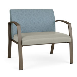 Silla bariátrica de estilo contemporáneo con asientos de área de recepción de vinilo sanitario - Product Image 5
