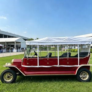 Vehículo Turístico Eléctrico Vintage Ecológico para Múltiples Pasajeros, Apariencia Personalizada para Proyectos de Turismo Panorámico Urbano - Product Image 1