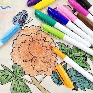 Pennarello in tessuto set di pennarelli artistici lavabili o permanenti - Product Image 2