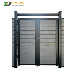 Barandilla de aluminio con recubrimiento en polvo personalizado DF, antirust, <span class=keywords><strong>para</strong></span> exteriores, balcón, villa, jardín, escalera, piscina, valla de seguridad, puerta de jardín - Product Image 2