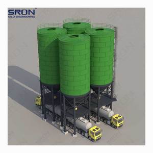 Xi măng dọc lưu trữ <span class=keywords><strong>Silo</strong></span> 500 tấn tấm lớn xi măng <span class=keywords><strong>Silo</strong></span> cho trộn thực vật - Product Image 3