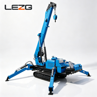Grue araignée industrielle 6 tonnes 8 tonnes avec supports stabilisateurs pour l'érection d'équipements