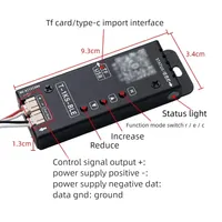 Controlador de Tiras LED a Todo Color Programable por Software Lededit T-1KS-BLE para Teléfono Móvil, Mini Controlador de 1024 Píxeles por Canal