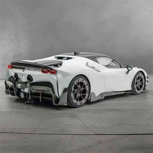 Kit Carrozzeria in Fibra di Carbonio Stile Msy per <span class=keywords><strong>Ferrari</strong></span> <span class=keywords><strong>SF90</strong></span>: Spoiler Anteriore, Diffusore Posteriore e Alettone - Product Image 2