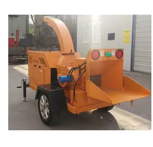 Self Feeding 40hp Diesel Engine Wood Chipper Branch Shredder Branch Crusher Forestry Machinery