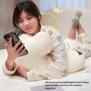 Jouets de cheval en peluche multifonctionnels Oreiller de lit en peluche super doux Remplissage en coton PP pour adultes pour lire et regarder - Product Image 4