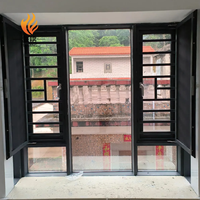 Ventana Abatible de Aluminio con Aislamiento Térmico, Multifuncional, Moderna y de Alta Calidad, con Persiana Integrada y Mosquitera, Insonorizada y de Ahorro Energético