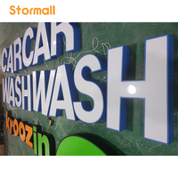 Letras de Canal Luminosas LED Acrílicas para Publicidad de Empresas, Letrero LED Retroiluminado Acrílico 3D para Exteriores para Centros Comerciales