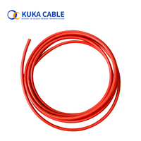 Kabel Surya DC Tembaga Berlapis Timah Berisolasi XLPE Tegangan Tinggi 2.5/4/6mm untuk Panel Surya - KUKA CABLE H1Z2Z2-K