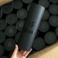 Emballage de vêtement avec logo personnalisé Tube d'emballage rond en papier de carton pour écharpe cylindre d'expédition pour hijabs avec fenêtre