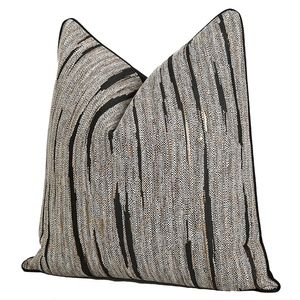 Fodera per cuscino decorativo di design 60x60 45x45 50x50 Nera Grigia Federa per cuscino Arredamento Casa <span class=keywords><strong>Cuscini</strong></span> Premium per Hotel Divano Camera da letto - Product Image 1