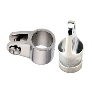 Nouveau raccord de tube de parasol de 22 mm pour bateaux - Manchon de glissement monofilament marin, embout de glissement solide pointu, assemblage de fixation - Product Image 1