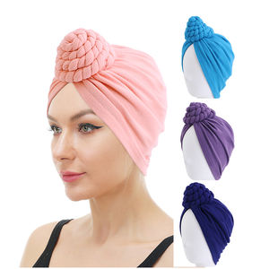 Turbante trenzado con estampado africano para mujer, turbante con nudo, bufanda, accesorios para el cabello - Product Image 1