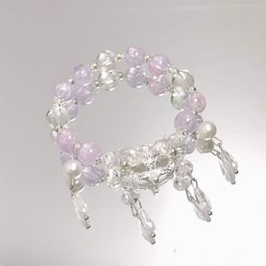 Trendy Colorful <b>Beaded</b> <b>Bracelet</b> <b>Crystal</b> Fox Mask Charm <b>Bracelet</b> for Girl Colorful Handmade Stone Glaze Bangles <b>Bracelet</b> - Product Image 1