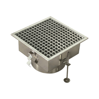 Canalisations de drainage de sol industrielles hygiéniques en acier inoxydable modernes, drainage de sol rectangulaire pour atelier, garage, drainage de tranchée - Exclusif
