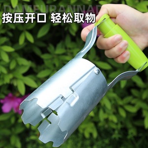 Green Heng Transplanter Aluminum Cylinder Manual Digging Tool For Garden Planting Vegetable Flower Transplanting - Product Image 5