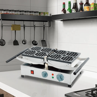 Gaufrier Électrique Professionnel Chef Prosentials 2000W en Acier Inoxydable Rotatif pour la Restauration (Petit Modèle)