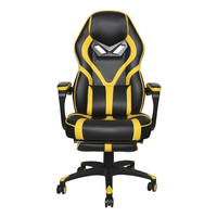 Kursi Gaming Budget Supplier, Kursi Kantor Racing dengan Putaran 360 Derajat °   Kursi Putar dengan Roda Nylon untuk Warnet
