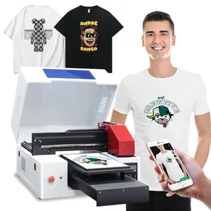 Factory Wholesale A3 Dtf Printer Dtg Printer Flatbed Printer Textile Printing Machine