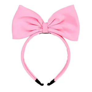 Yifan 2022 Hot Selling Pink Big Bow Hair Accessory Design Face Wash Baby Headband
