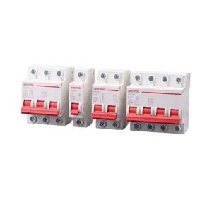 10A 220v 380v 1P MCB AC Electrical Supplies Touch Switch Support Customization Mini Circuit Breakers