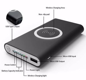 New Arrival 10000mAh ngân hàng điện cầm tay với giao diện USB hỗ trợ sạc không dây và bên ngoài pin sạc điện thoại - Product Image 5